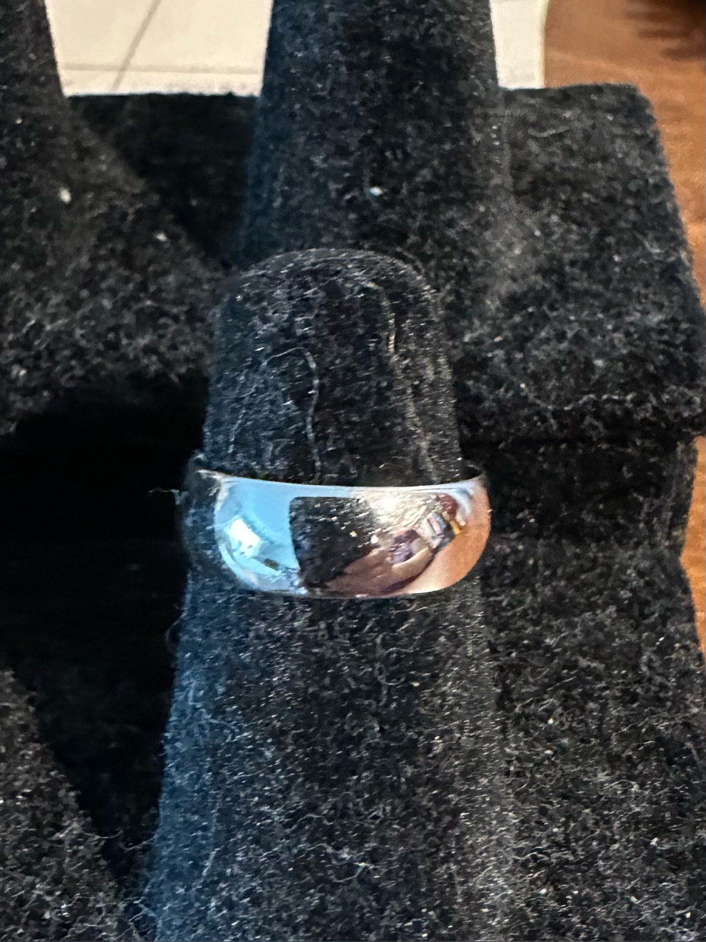 White Gold Wedding Band Ring